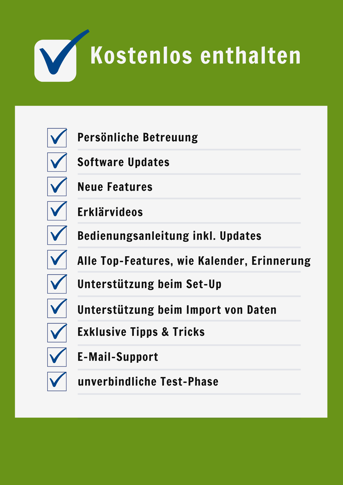 Tool Unterstützung