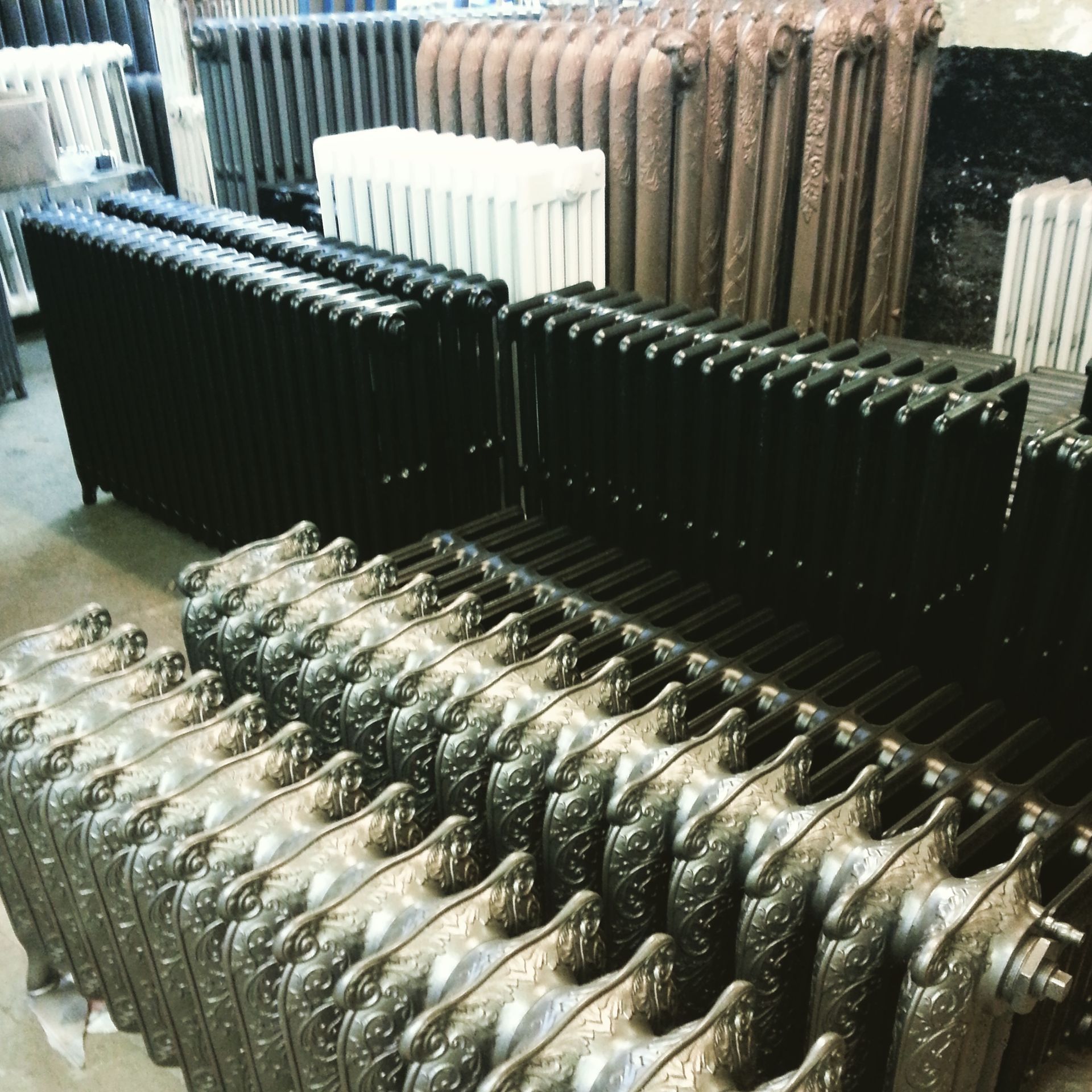 Cast Iron Radiator After Cleaning