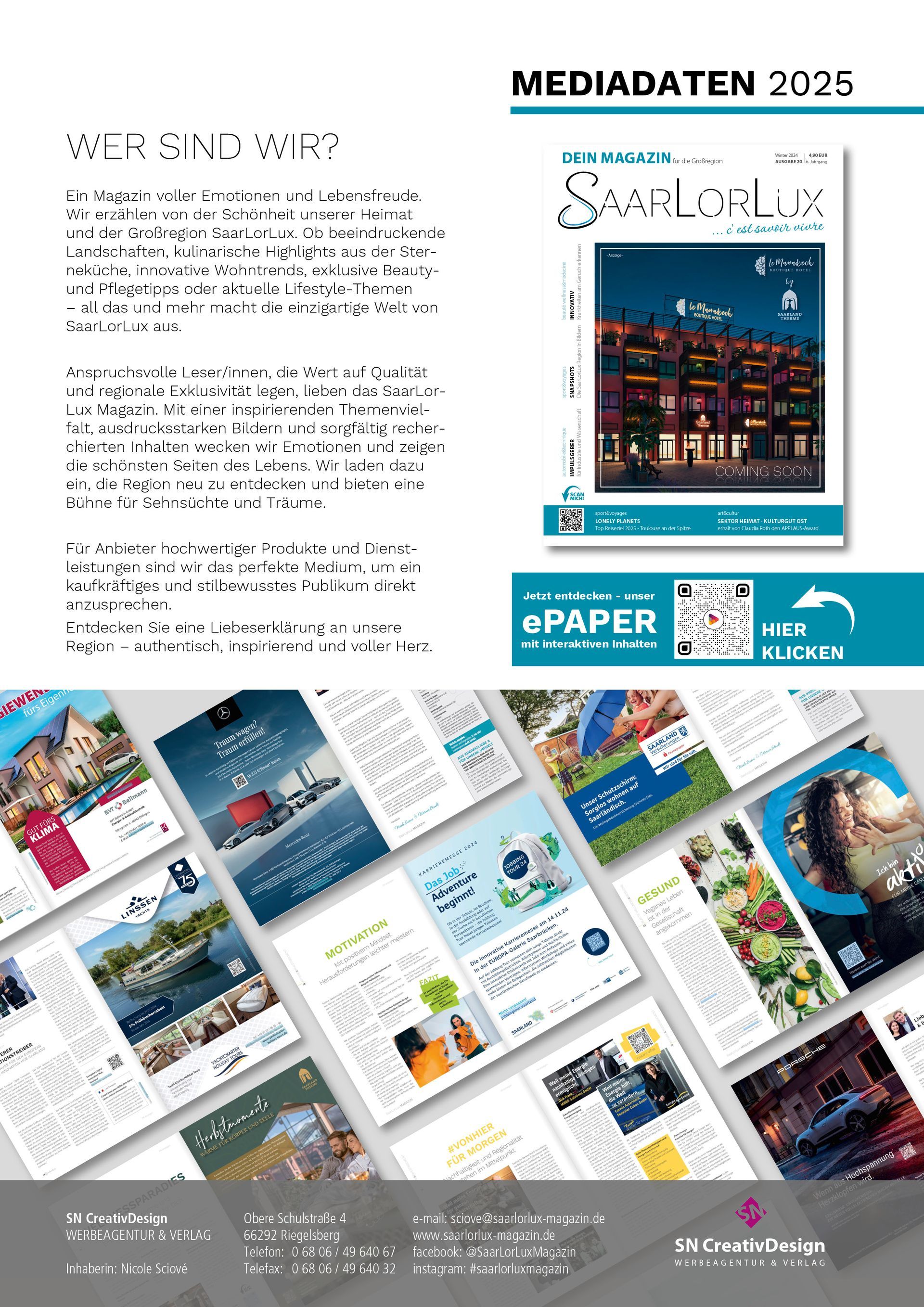 Mediadaten SaarLorLux Magazin