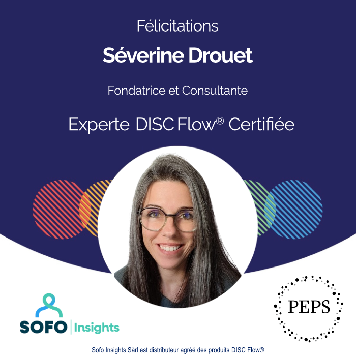 c'est le certificat d'experte disc flow de Séverine