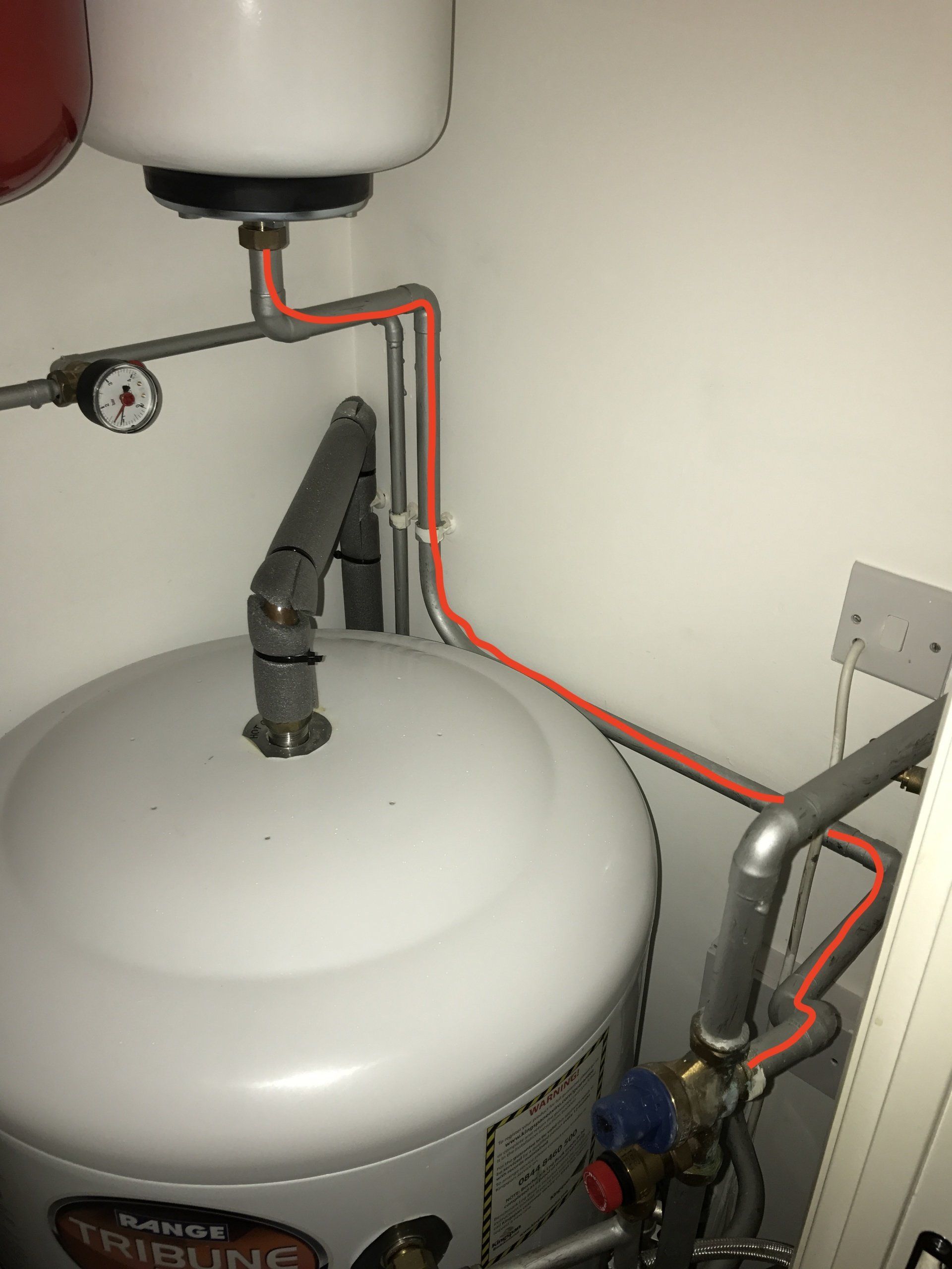 unvented cylinder issues