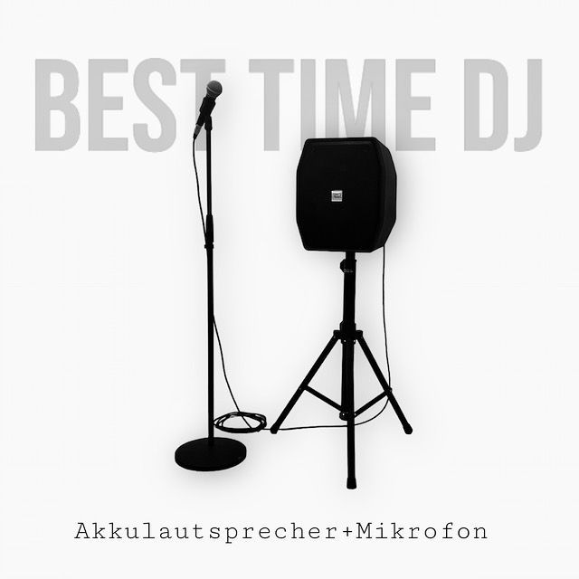 Best Time DJs Akkulautsprecher aussen solo
