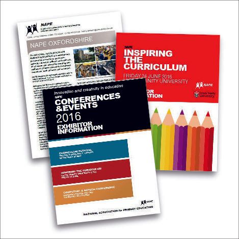 Print design - NAPE - Oxford and Swindon