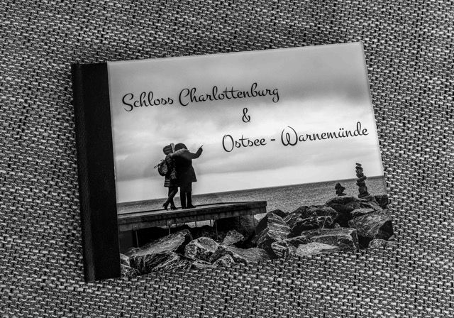 The cover of a photo book in acrylic