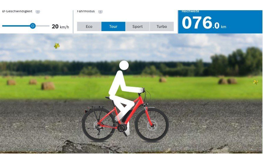 E-Bike Reichweite berechnen