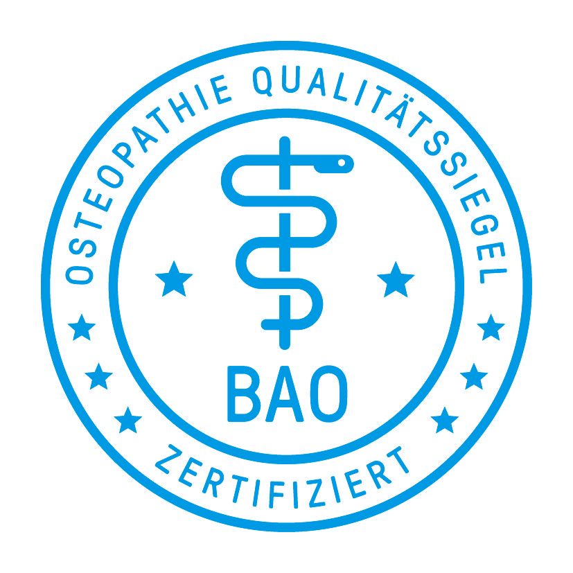 Siegel für Bundesarbeitsgemeinschaft der Osteopathie