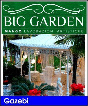 big garden gazebi in ferro battuto particolari stile antico