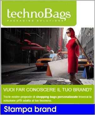 shopper techno bags stampa buste carta pvc