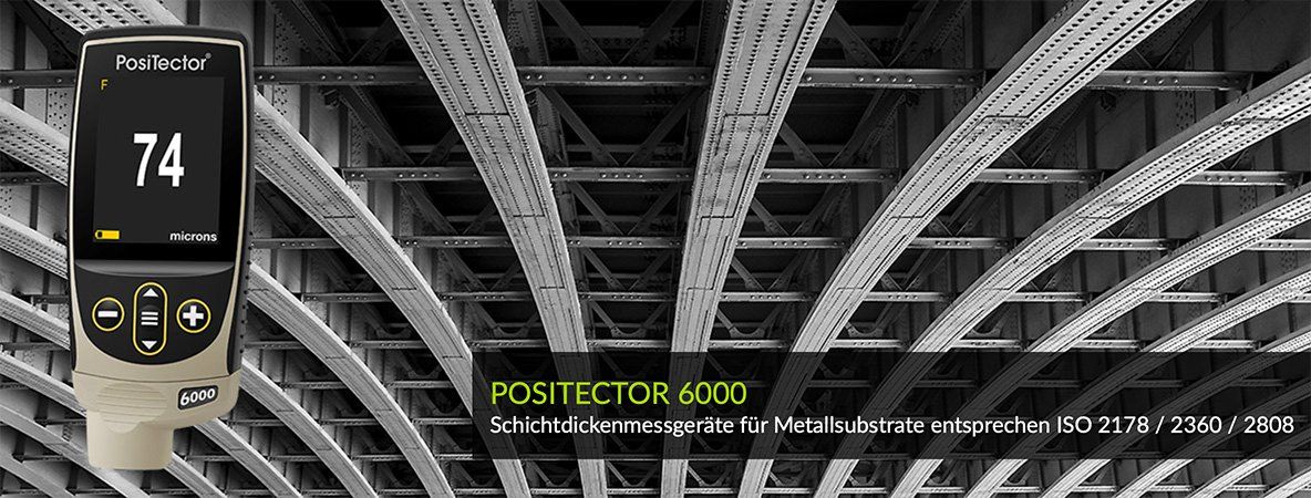 Hochpräzise DeFelsko PosiTector 6000 Schichtdickenmessgeräte für Fe, NFe und Fe+NFe Substrate kaufen