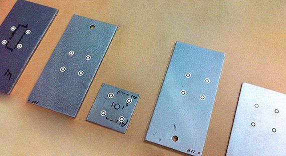 Test panels Comparison of replica film gauges and stylus roughness gauges