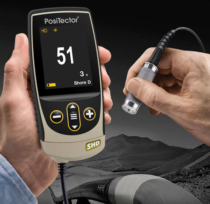 Shore-Härte messen mit dem DeFelsko PosiTector SHD