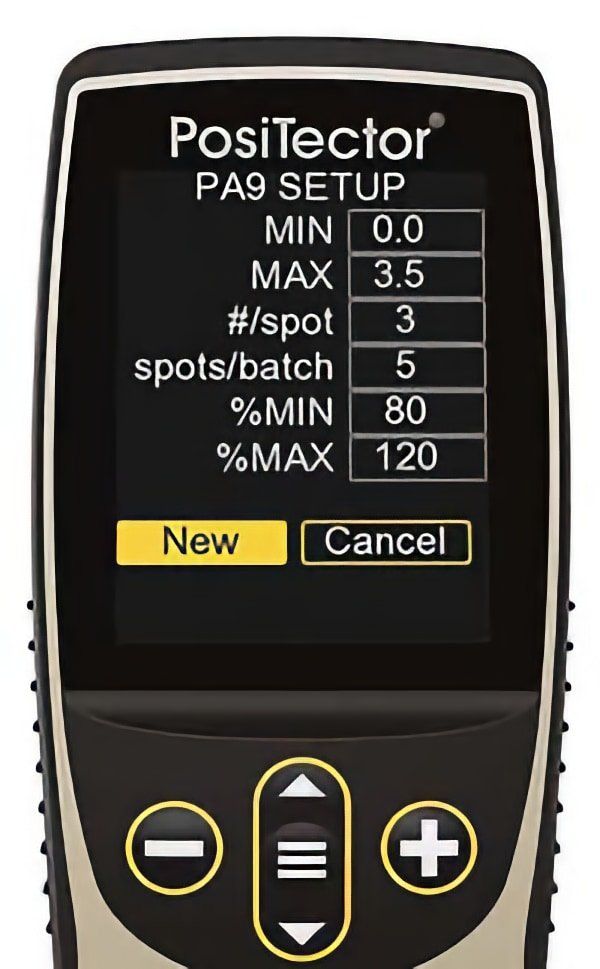 PosiTector 200: NEUER SSPC-PA 9-Modus