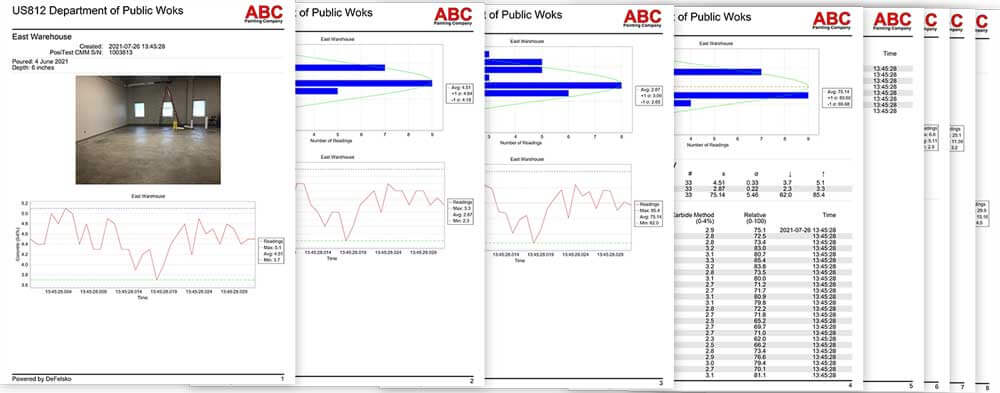 PosiTest CMM ASTM-F2659 Bericht, mit PosiSoft Desktop erstellt PosiTest CMM ASTM-F2659 Bericht, erstellt mit PosiSoft Desktop
