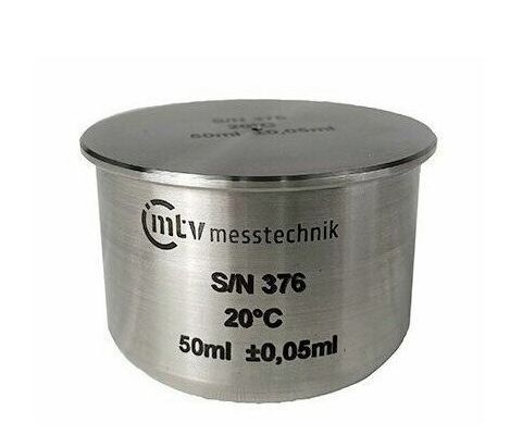 Buy pycnometer 50 ml acc. to ISO 2811-1 here Pycnometer 50 ml according to ISO 2811-1. For easy determination of the density of liquids + pasty substances.