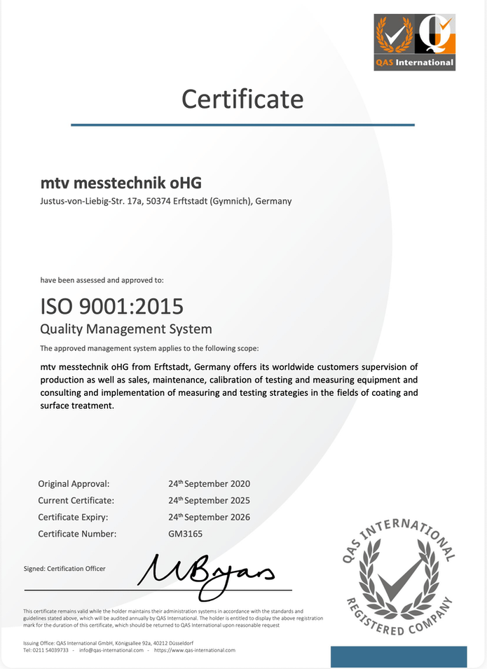 Download our ISO 9001 certificate for 2025-2026 Thumbnail of ISO 9001 certificate