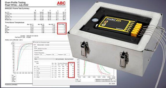 Aushärtungsindex messen mit DeFelsko PosiTest OTL Aushärtungsindex messen mit DeFelsko PosiTest OTL, Zeitdauer bei Temperatur x.