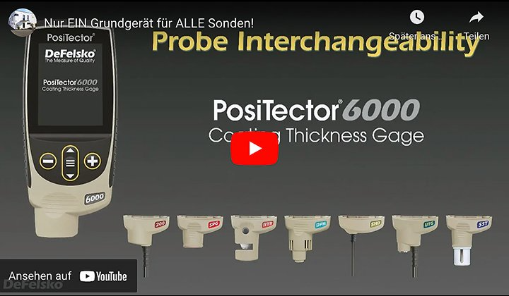 DeFelsko PosiTector-Unique Probe Interchangeability: It is a PosiTector 6000, PosiTector 200, PosiTector RTR, PosiTector DPM Dew Point Meter, PosiTector SHD Shore Hardness Durometer, PosiTector UTG and SHD-all in one!,