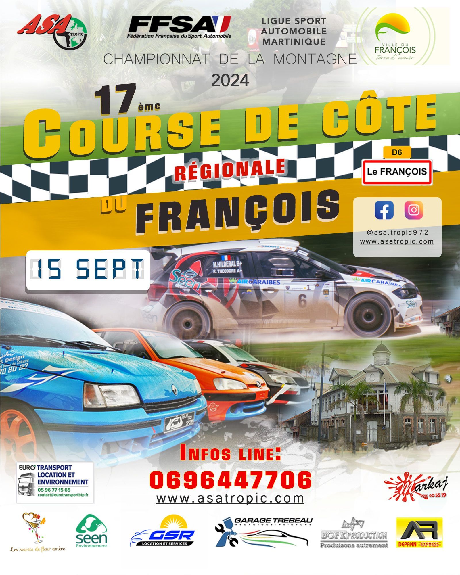 Course de cote Course de côte du Marin 2024