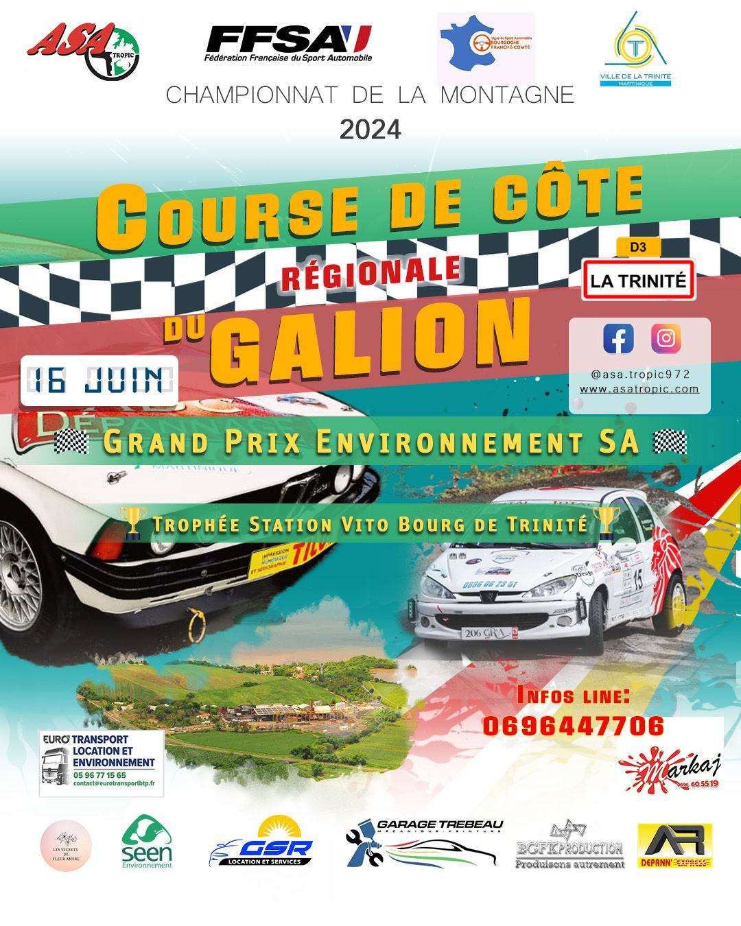 Course de cote Course de côte du Marin 2024