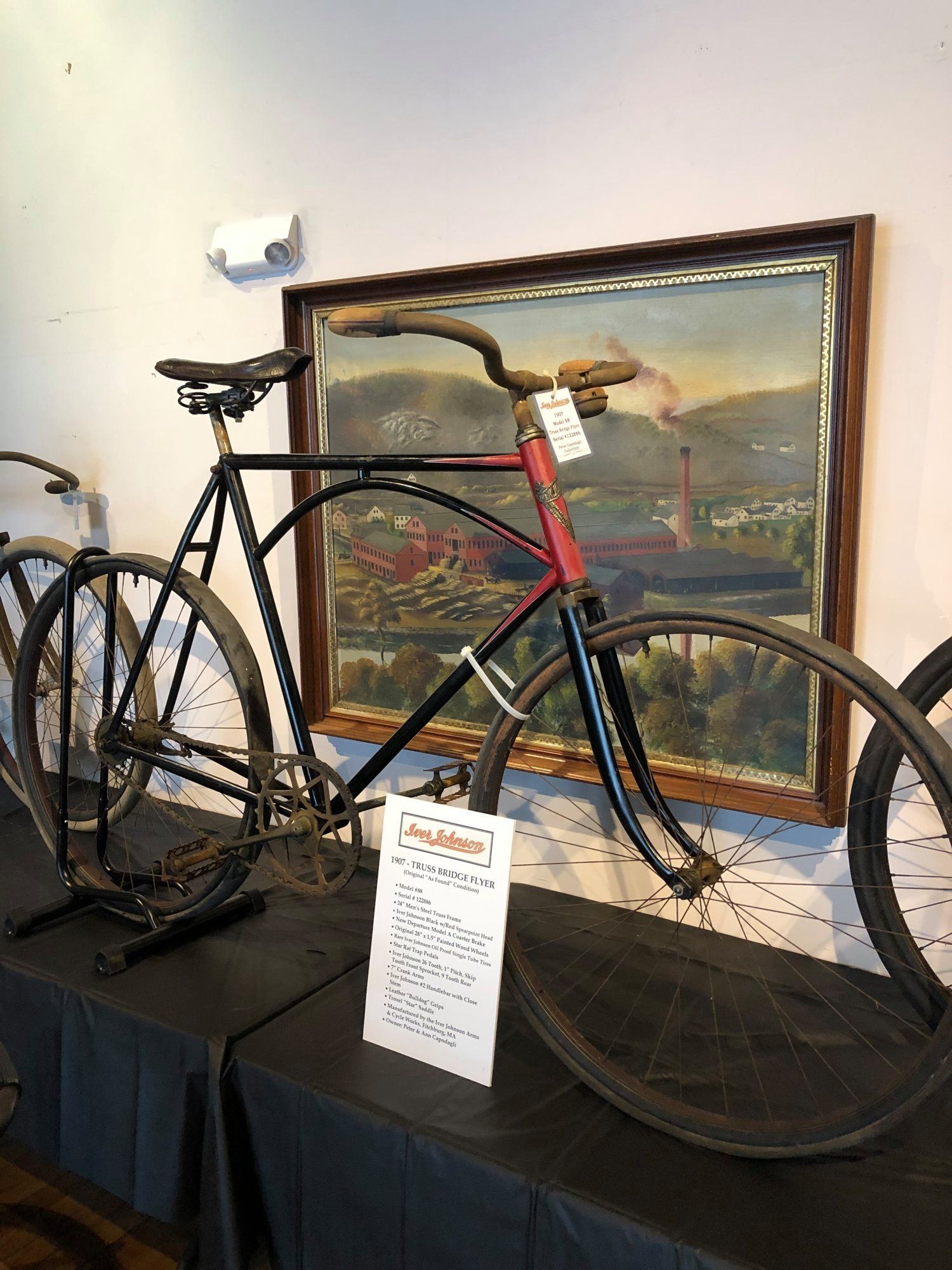 Iver Johnson bike on a table