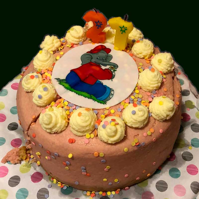 Benjamin Blümchen Torte Mim's Backstübchen