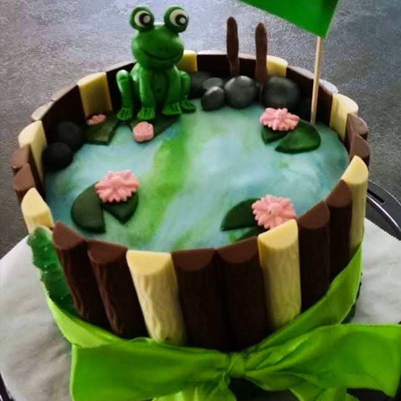 Motto-Torte Frosch Mim's Backstübchen