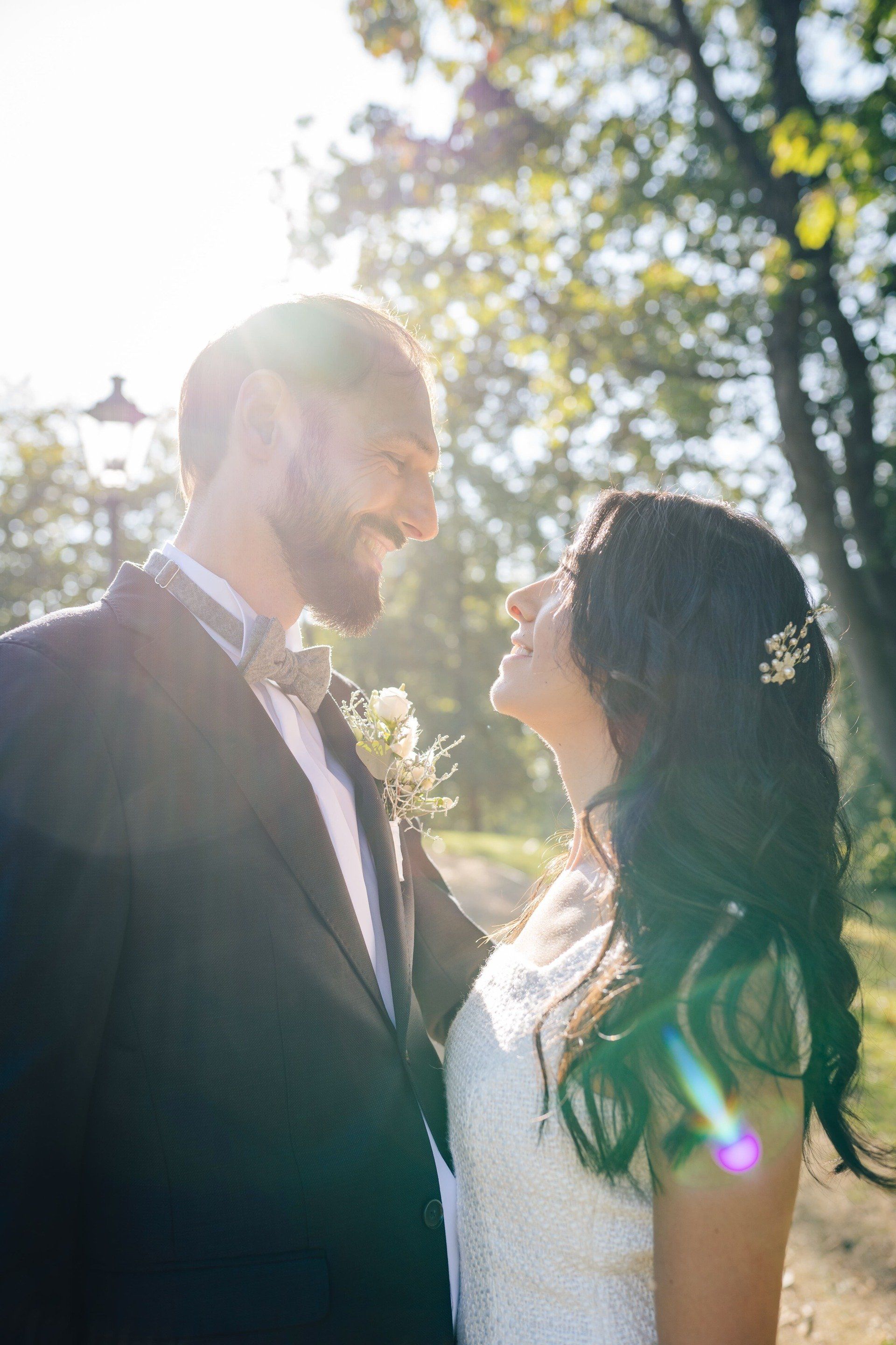 Hochzeitsfotografie Braunschweig Brautpaar Sonne