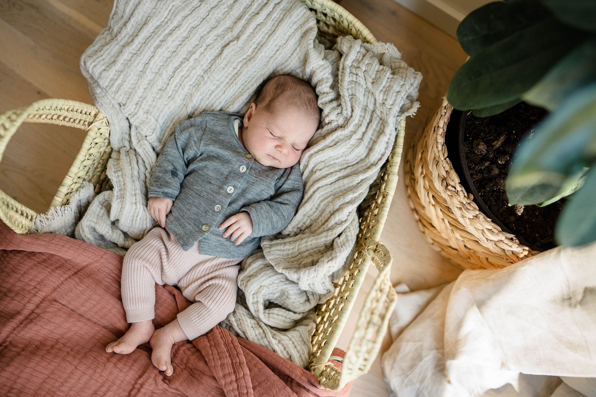 Babybauch, Schwangere Frau mit Mann gucken sich an