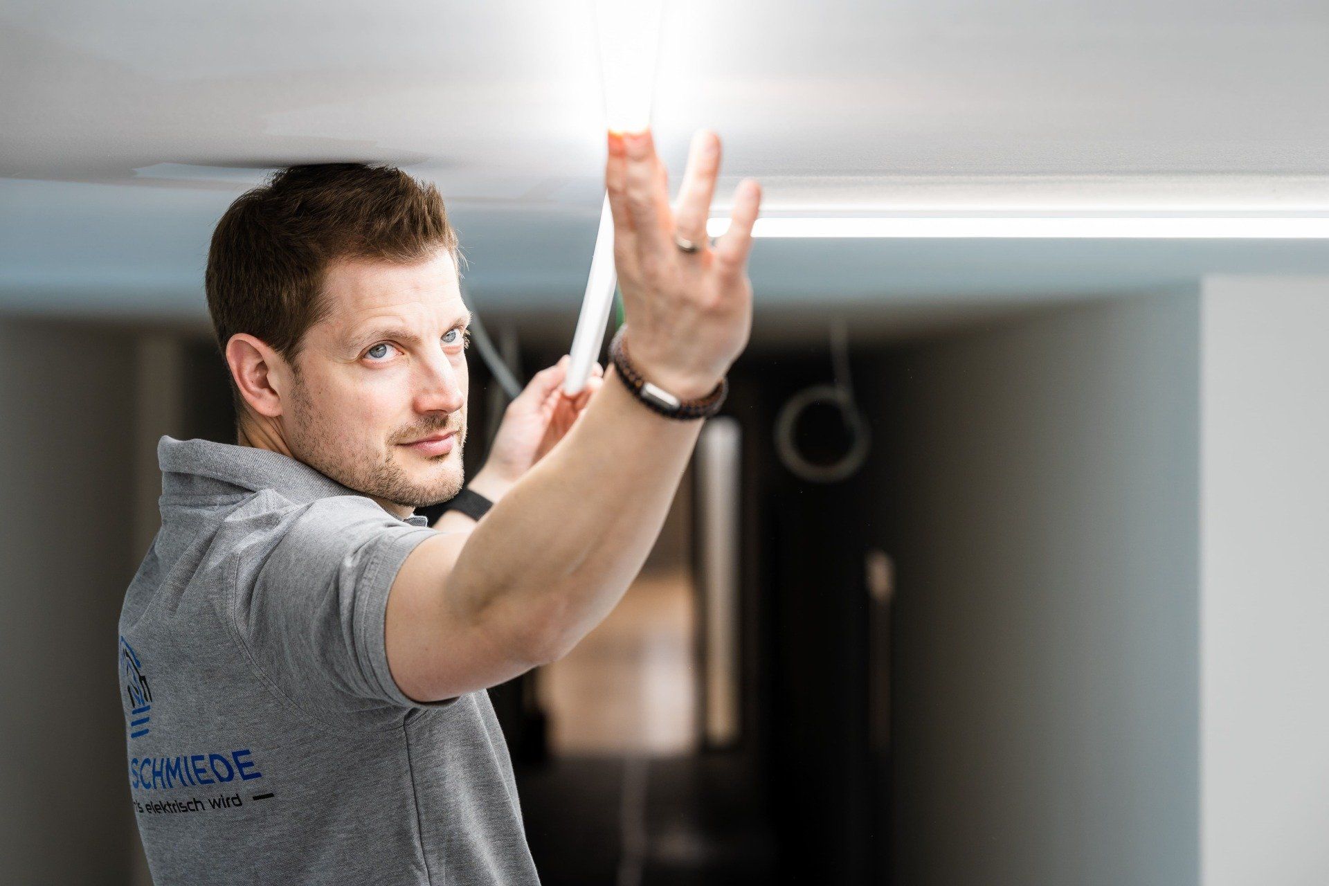 Elektriker Portrait Unternehmensfotografie