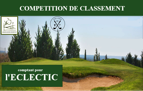 Bravo David GEMINIANI qui gagne le Championnat ECLECTIC 2025