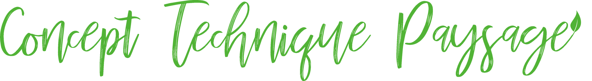 Concept Technique Paysage