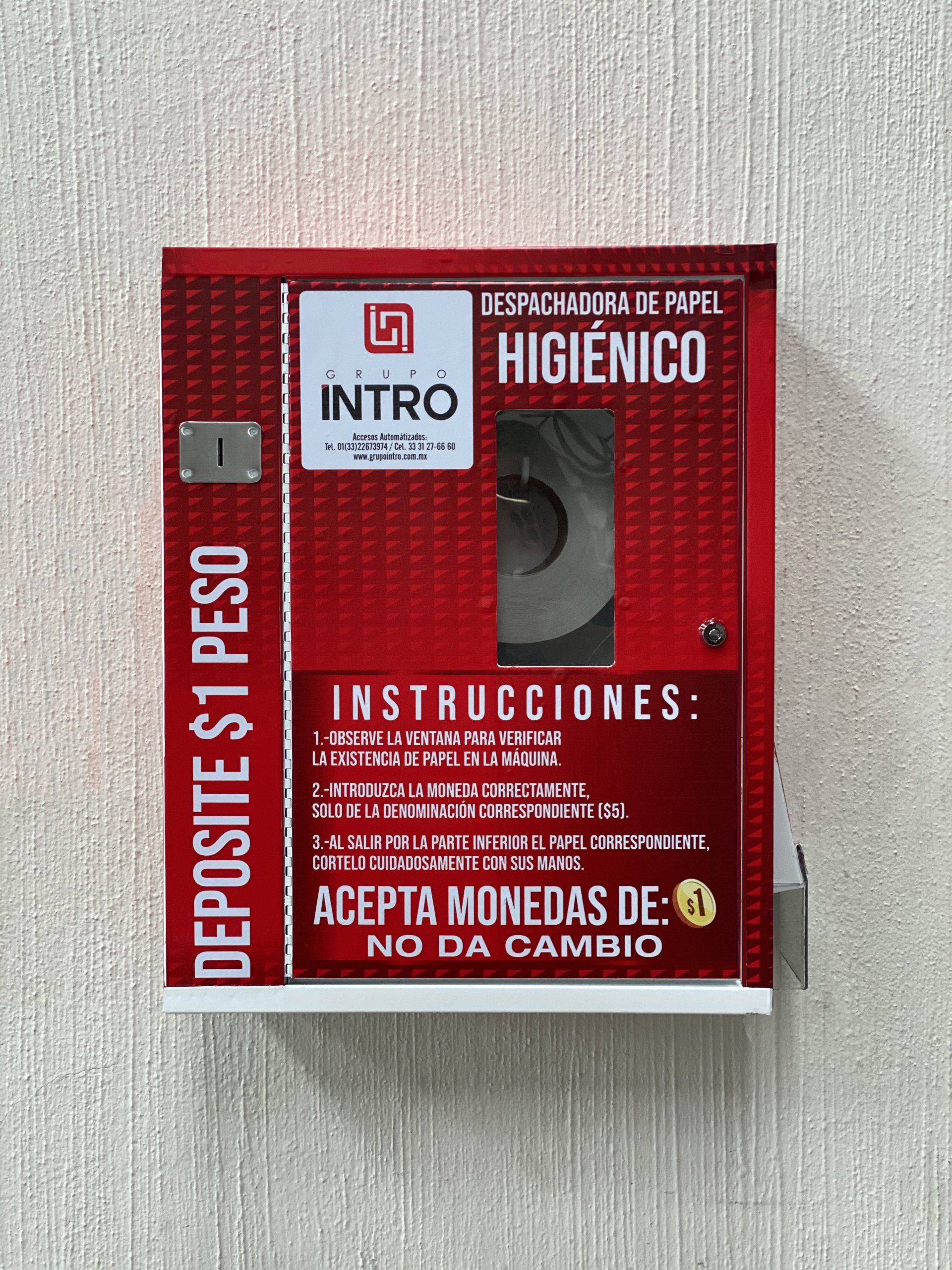 despachadora de papel