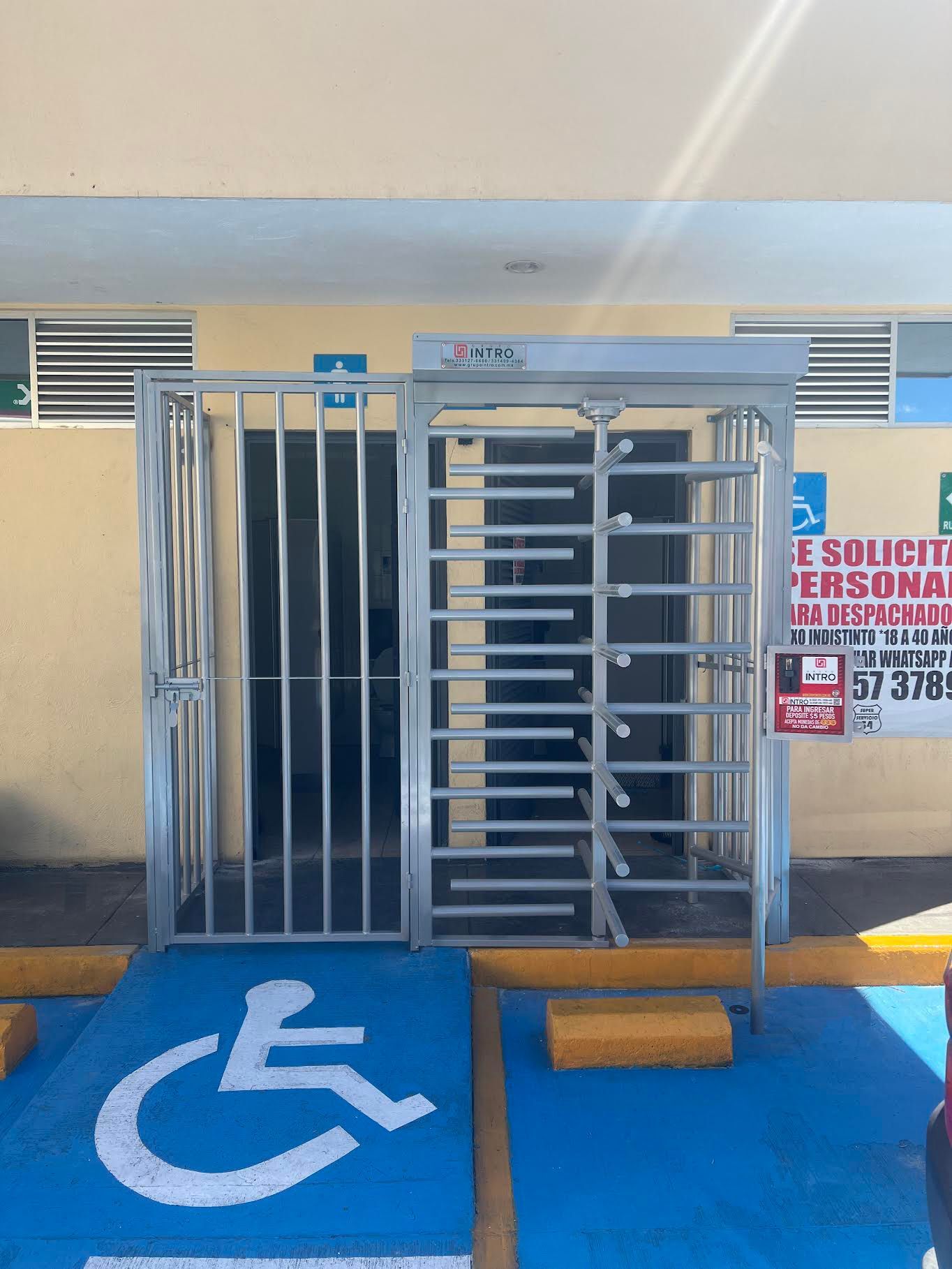 torniquete para baños publicos