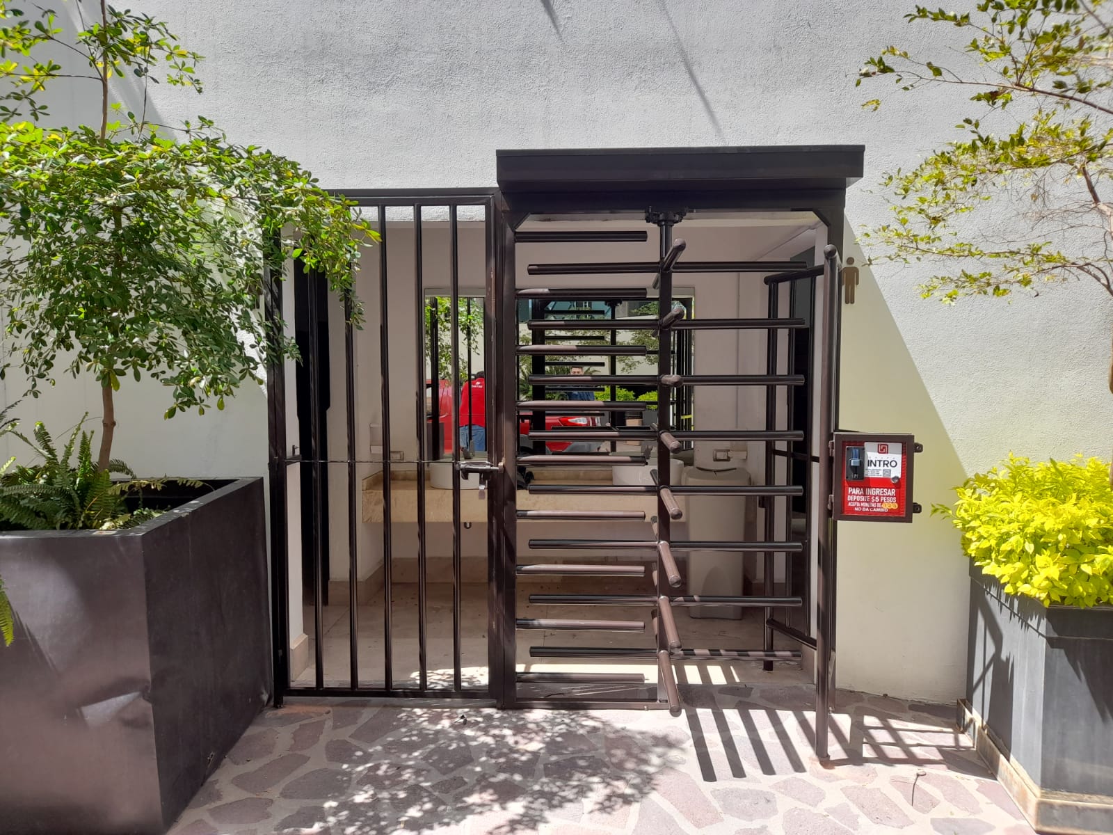 torniquete para baños