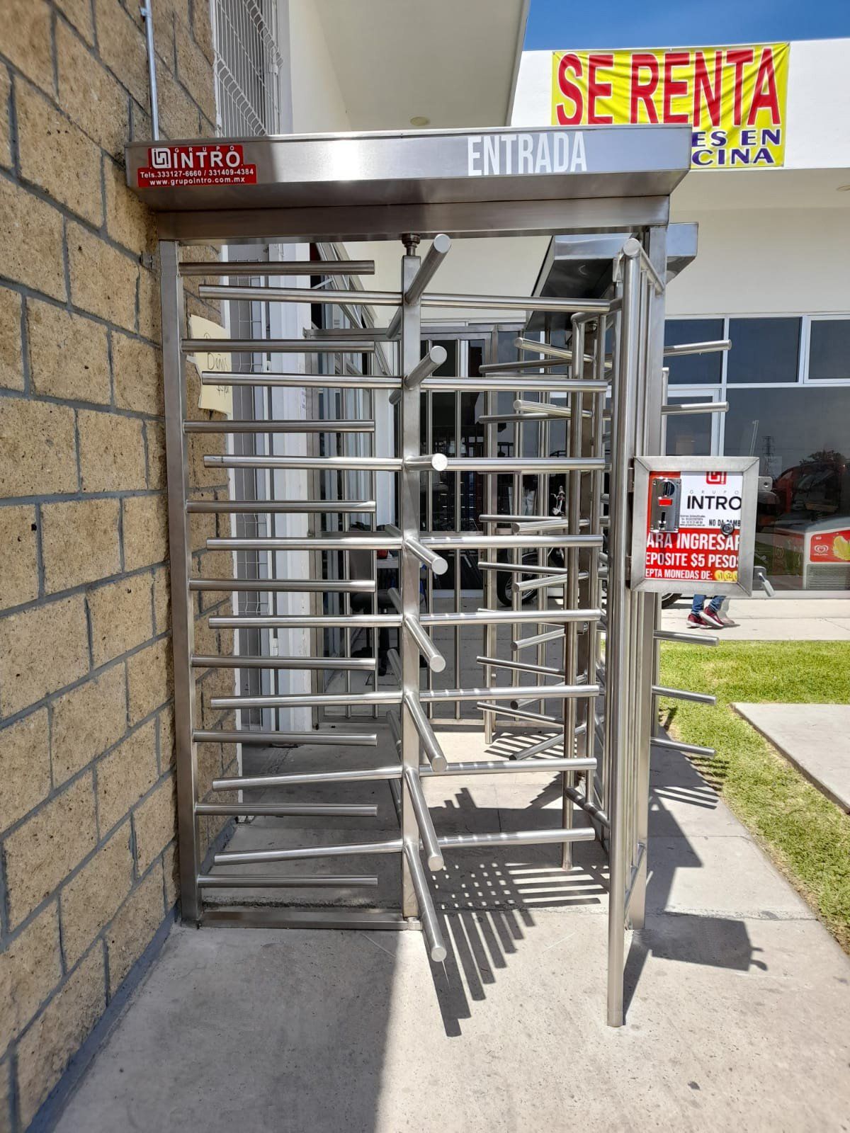 Torniquete acero inoxidable