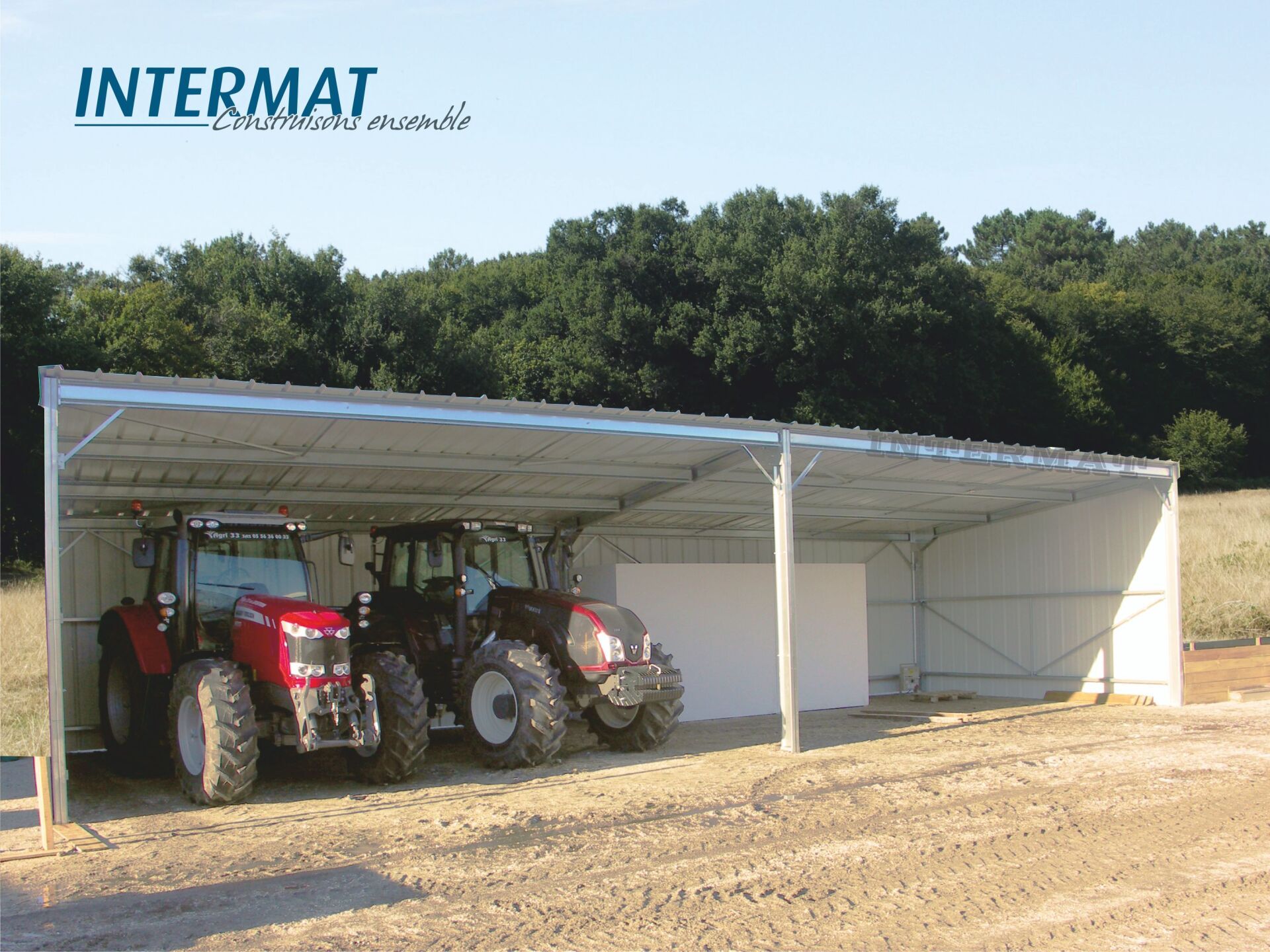 Abri camping car simple pente