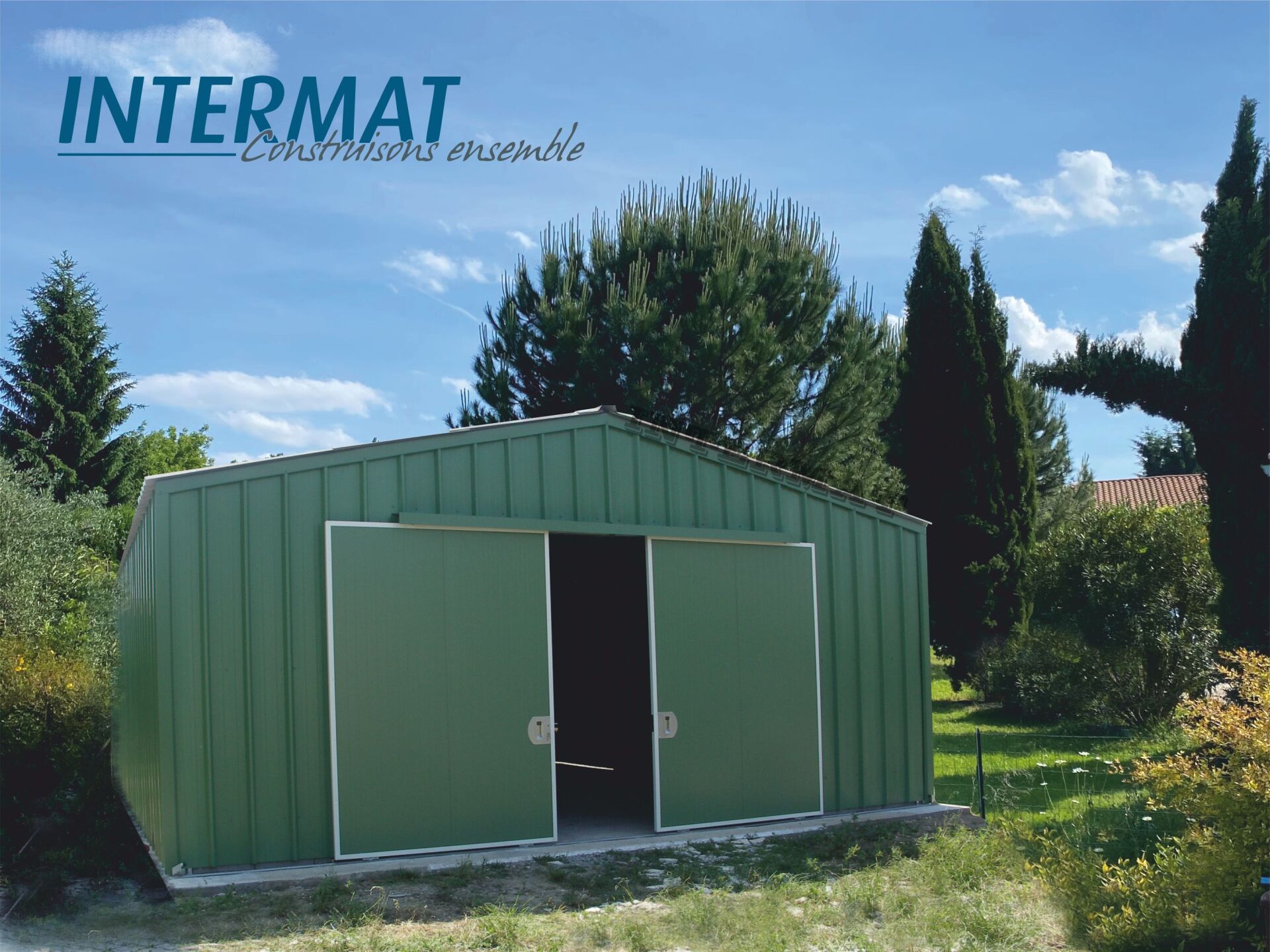 Abri camping car simple pente