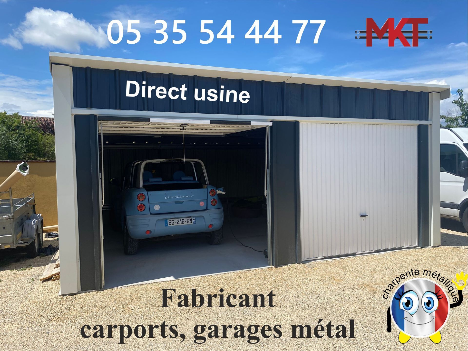 carport garage metal direct usine