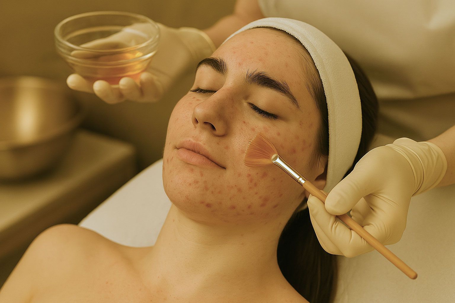 Microdermabrasion mit Fruchtsäurepeeling – effektive Hauterneuerung