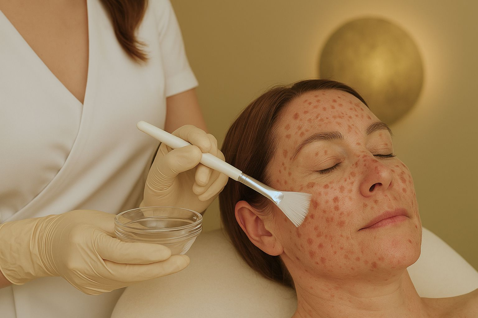 Kombinierte Behandlung mit Microdermabrasion und Ultraschall