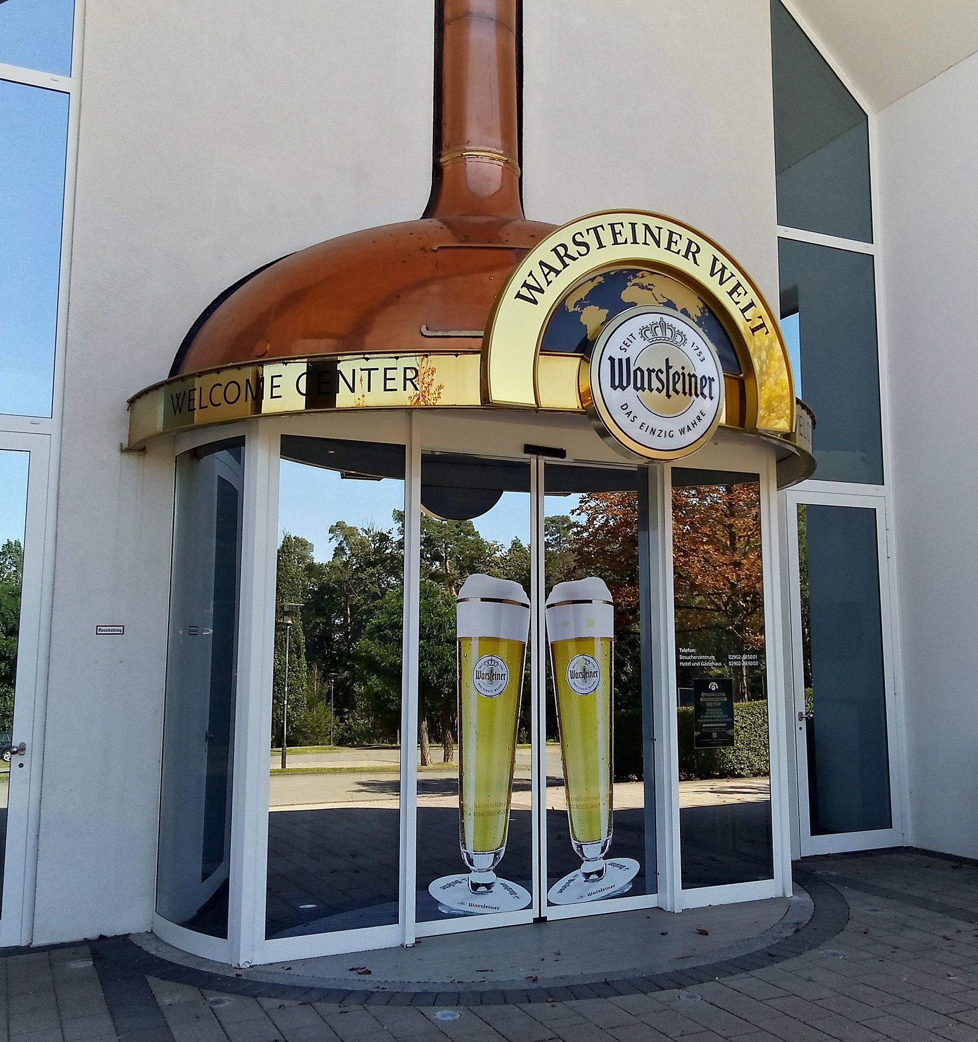 Los geht´s in die Warsteiner Brauerei Warsteiner Erlebniswelt