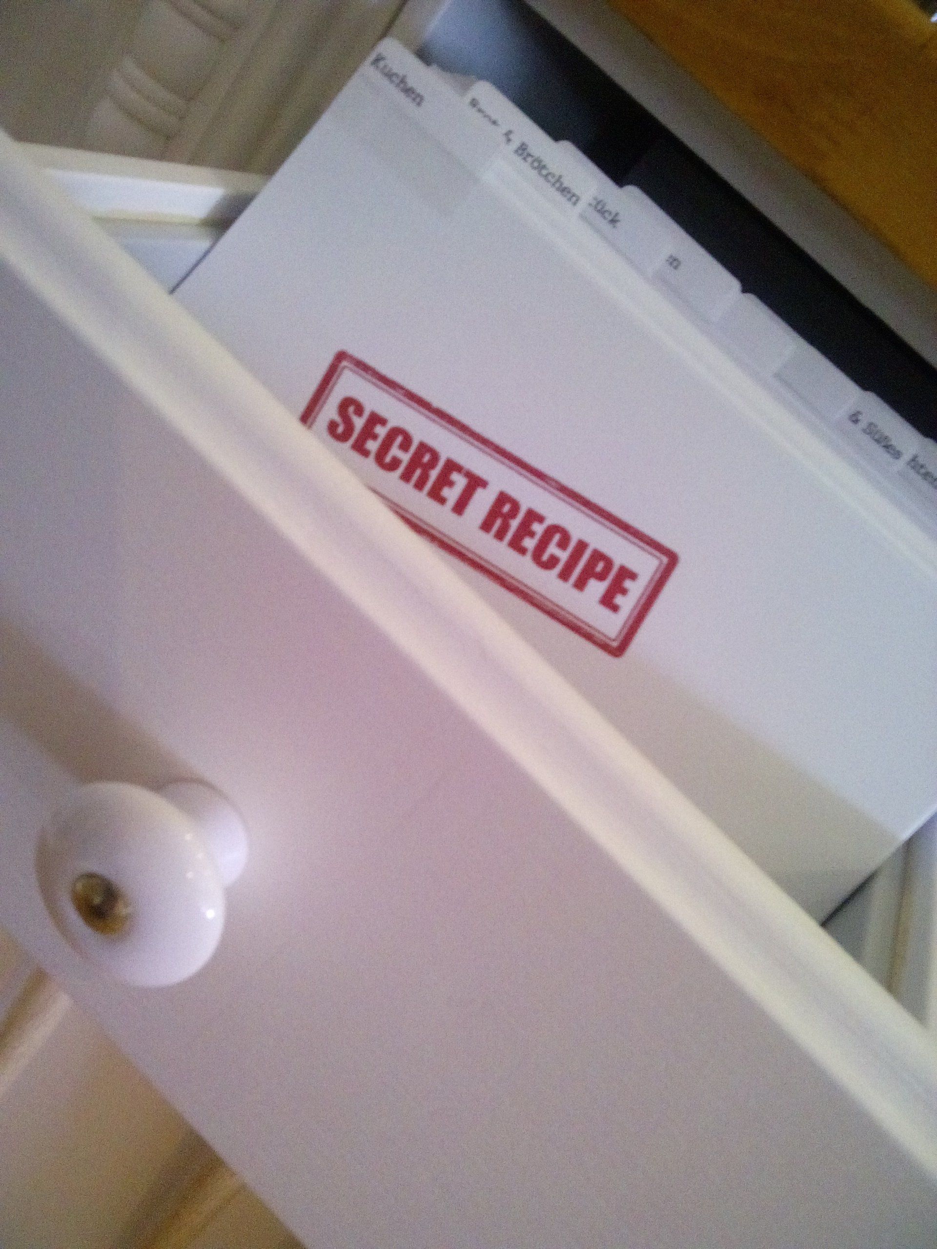 Mal sehen welche wir teilen! Secret Recipe