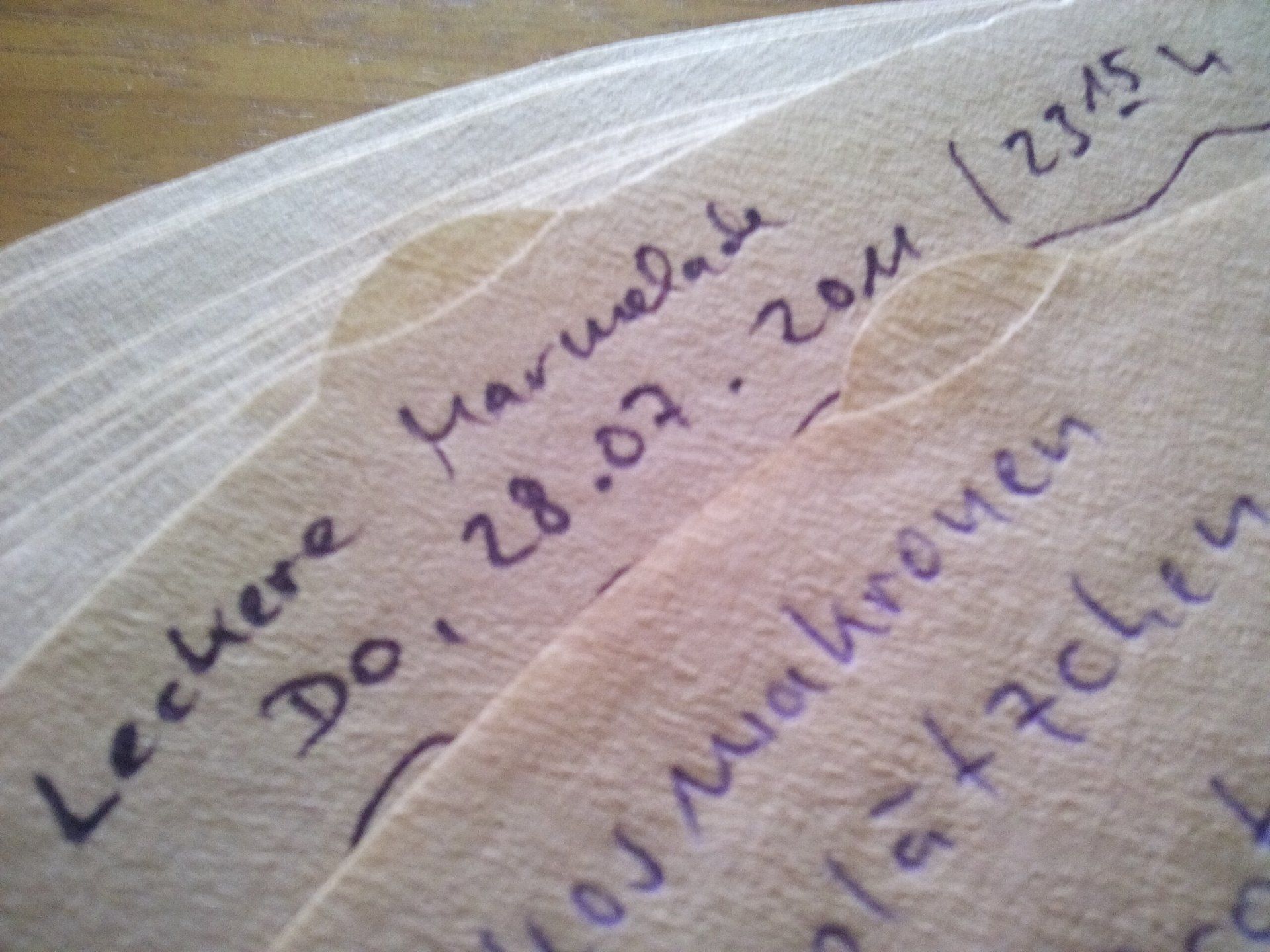 Die Anfänge... Rezepte