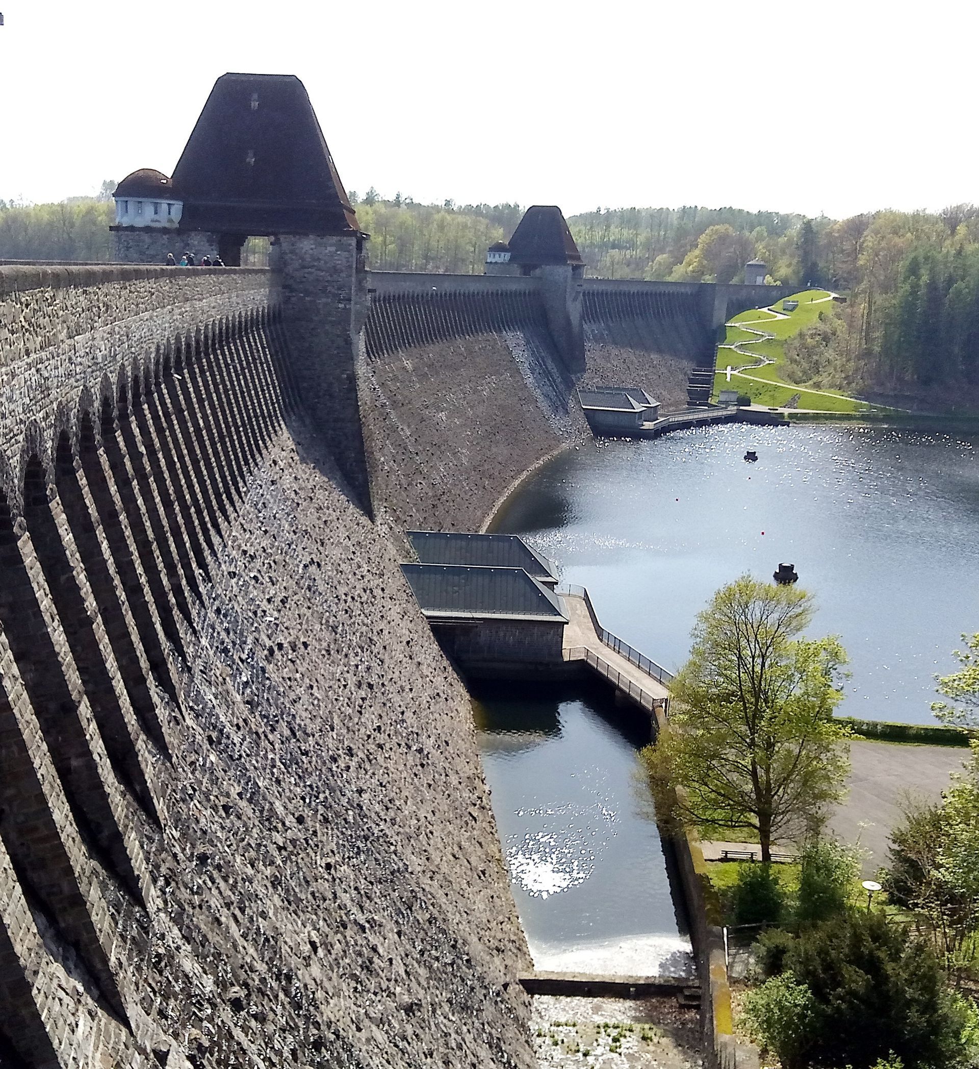 Ein gigantisches Bauwerk Möhnetalsperre