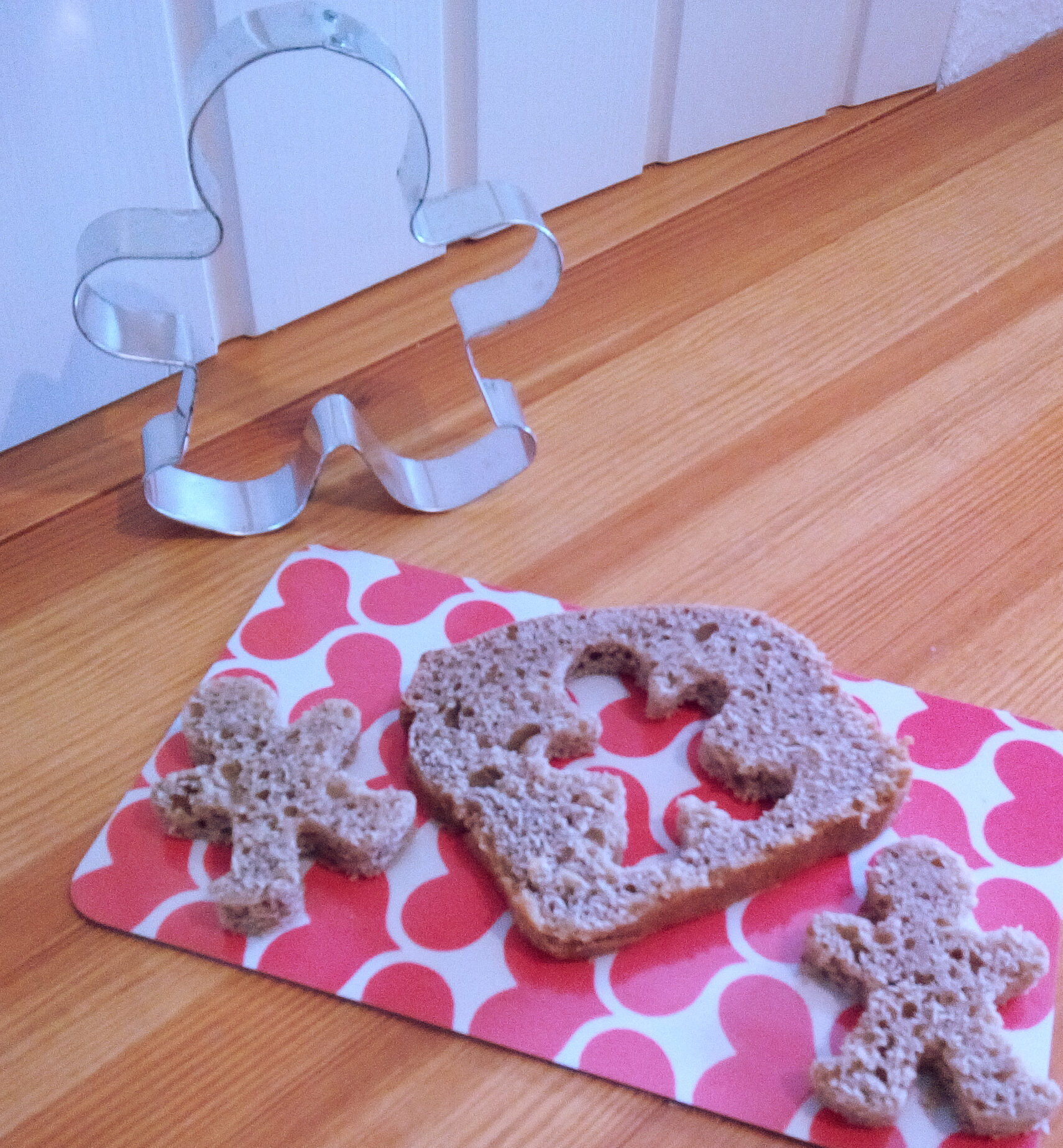 Gingerbread man aus Brot Gingerbread man