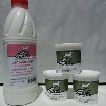 Lait et yaourts de chevre locaux Verger de Foncoussières