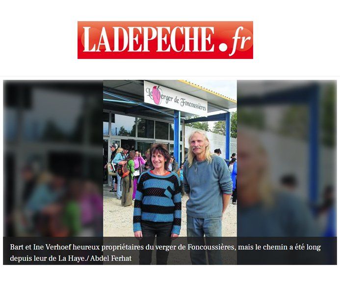 La depeche Verger de foncoussieres Emprunte le circuit court