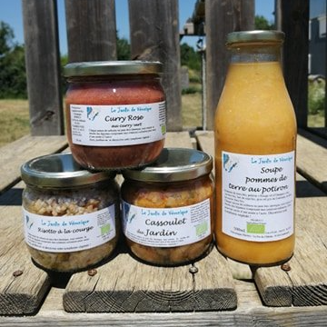 Soupes conserves locales Verger de Foncoussières