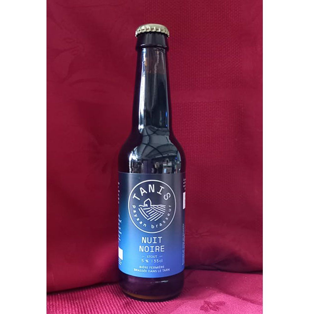 biere stout nuit noire tanis verger de foncoussieres