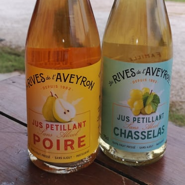 Les rives de l'aveyron pétillants sans alcool Verger de Foncoussières